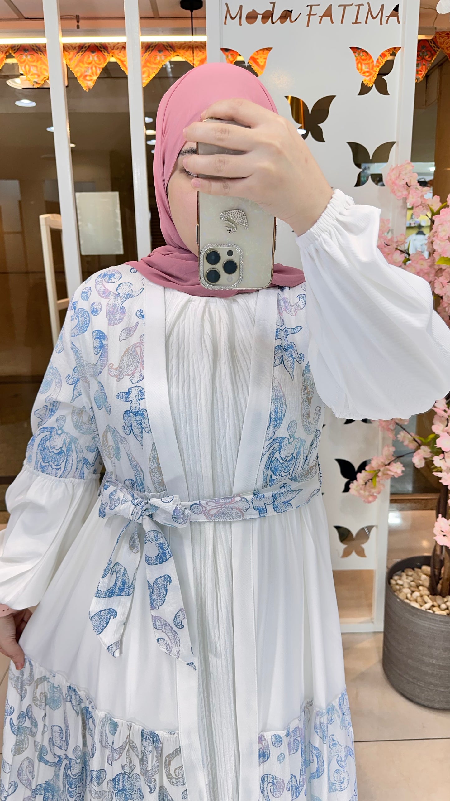 Cardigan korecha Printed Blue