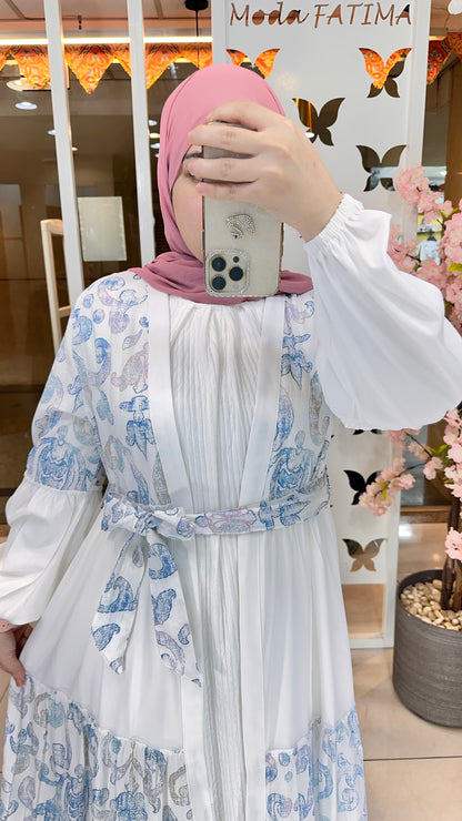 Cardigan korecha Printed Blue