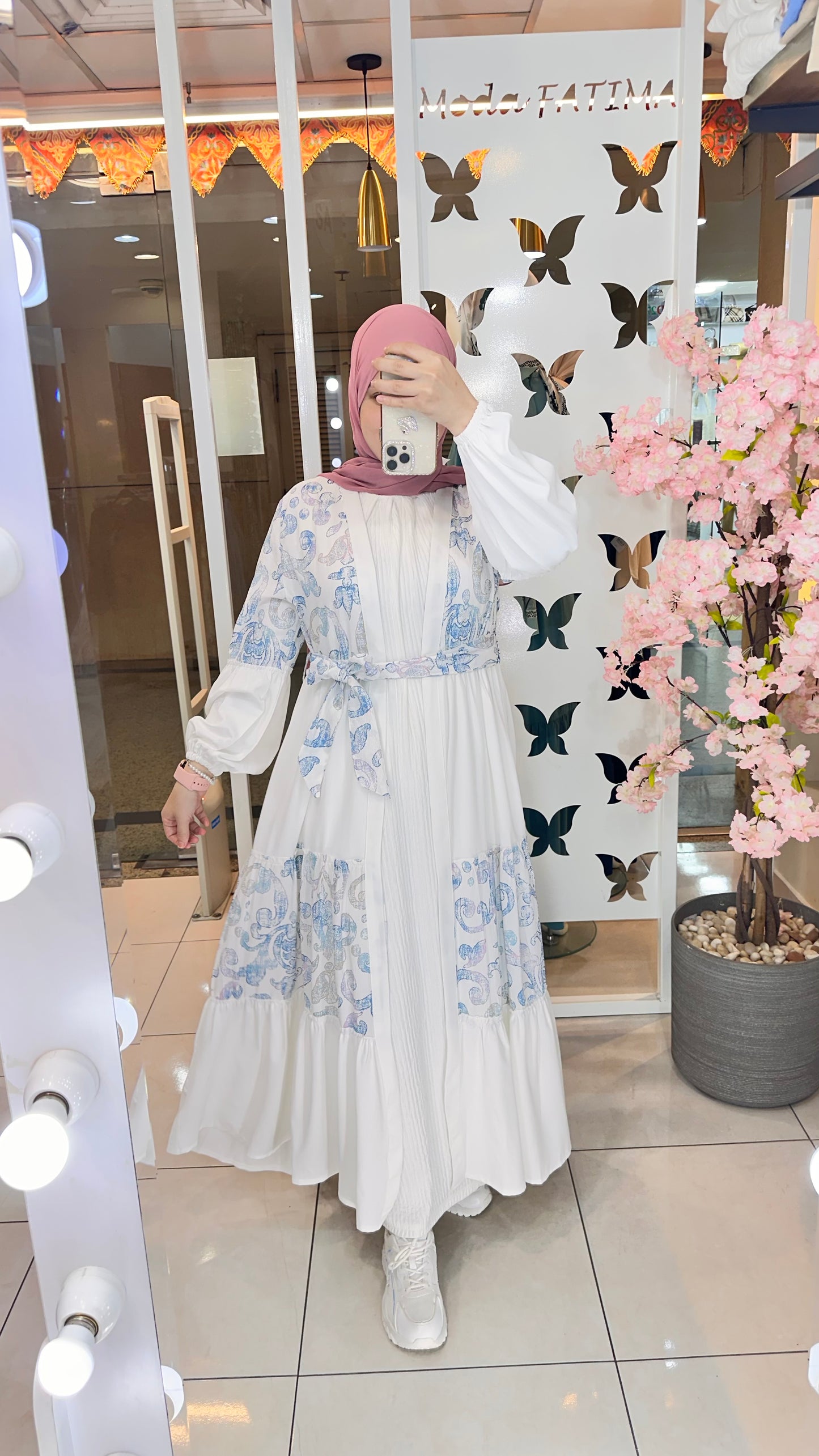 Cardigan korecha Printed Blue