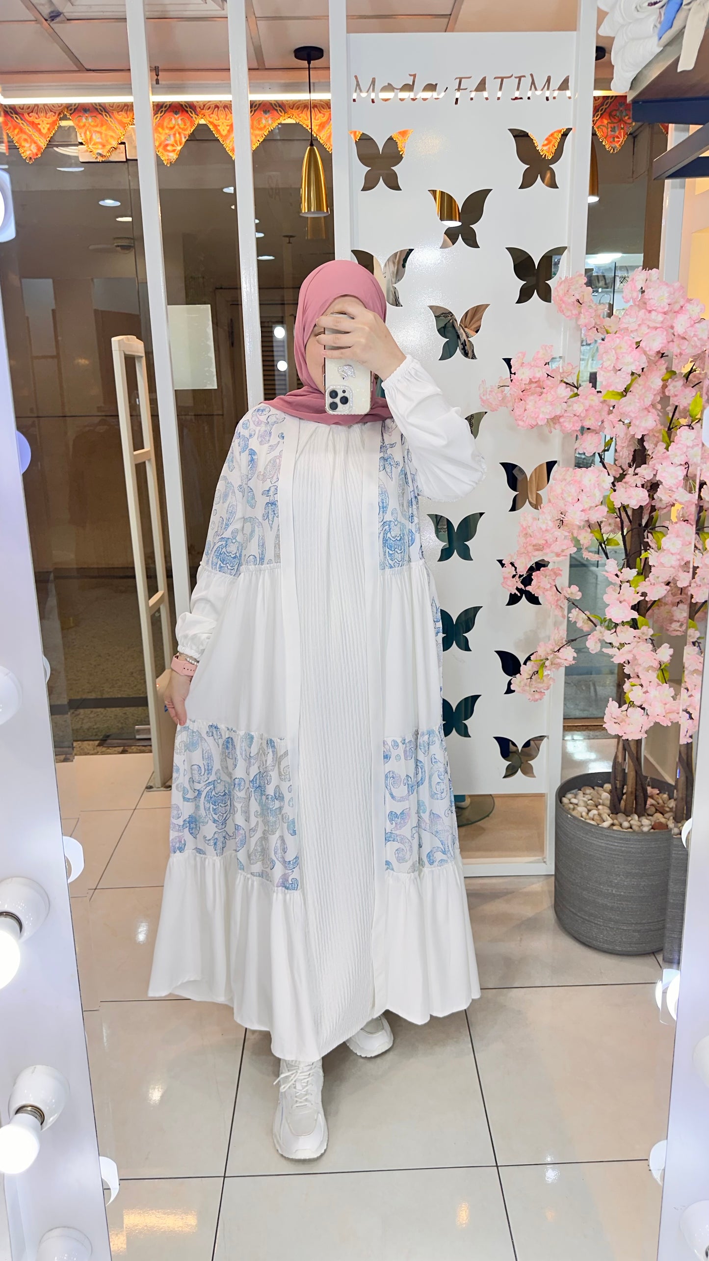 Cardigan korecha Printed Blue