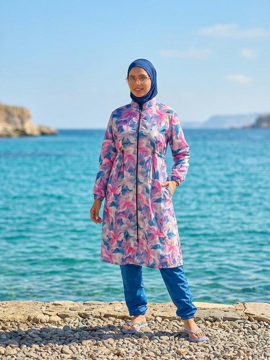 Beach Two-Piece Waterproof Burkini