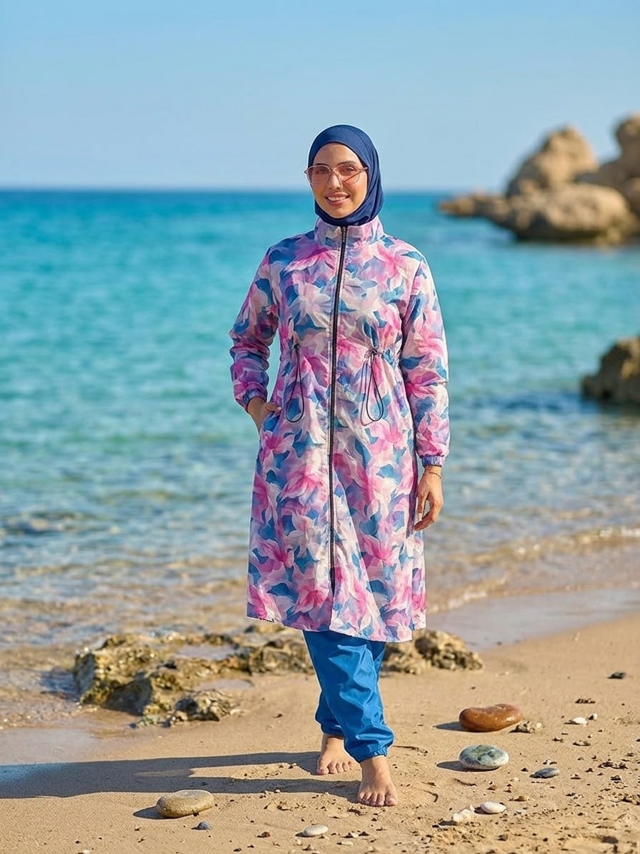 Beach Two-Piece Waterproof Burkini