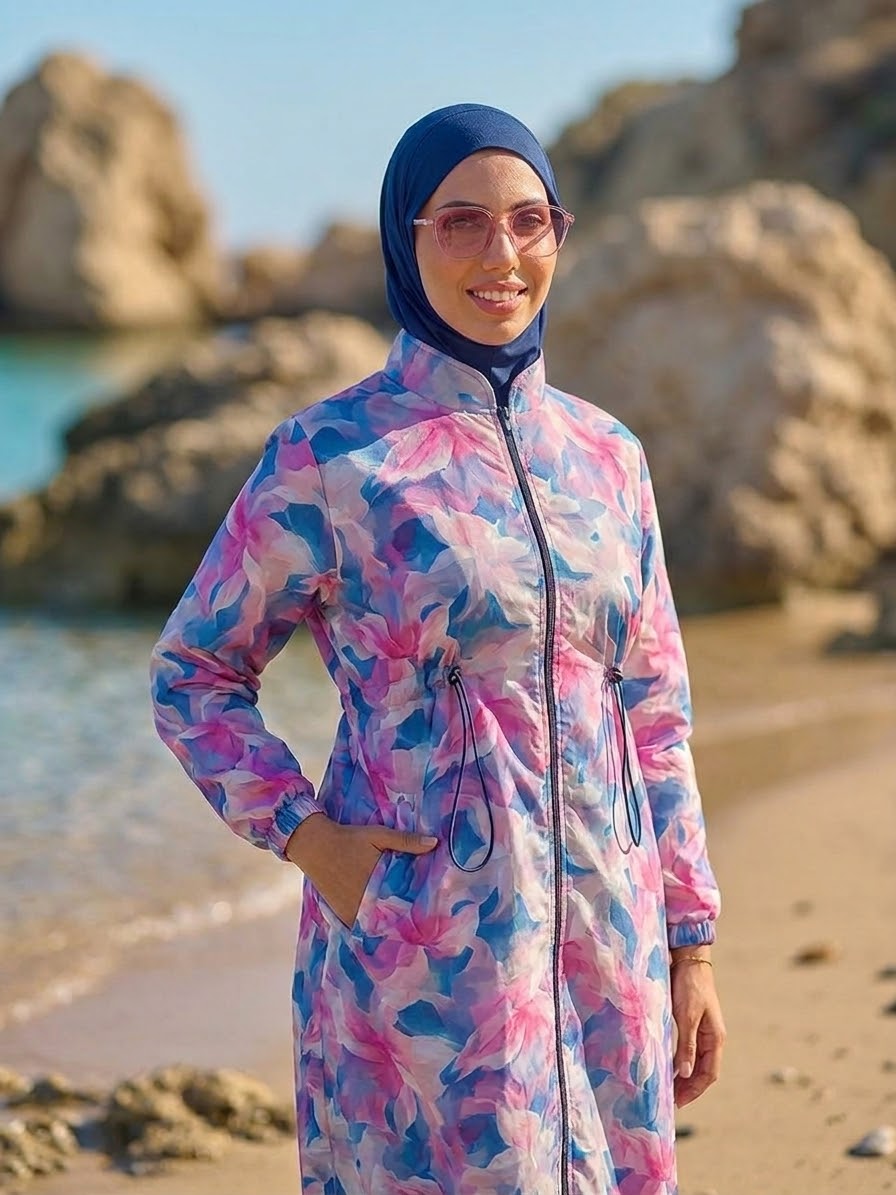 Beach Two-Piece Waterproof Burkini
