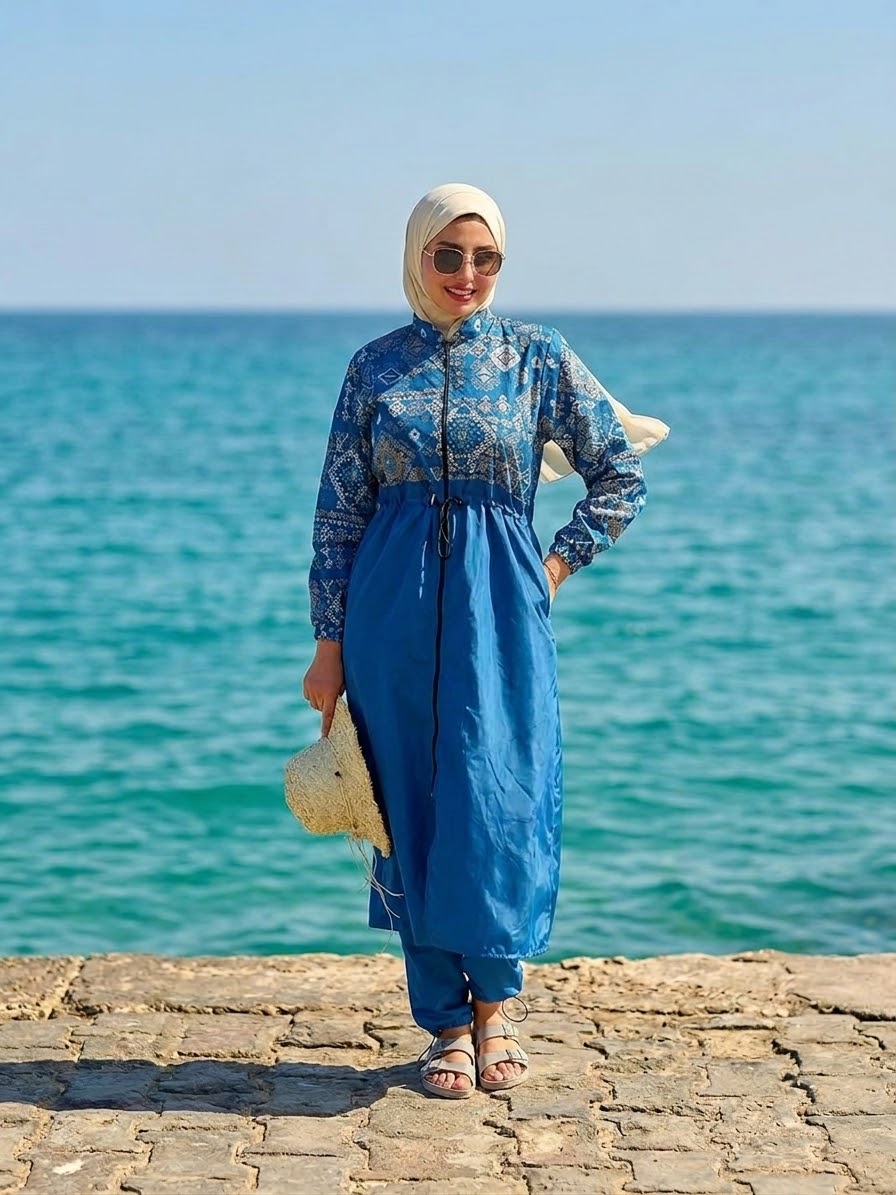Beach Two-Piece Waterproof Burkini