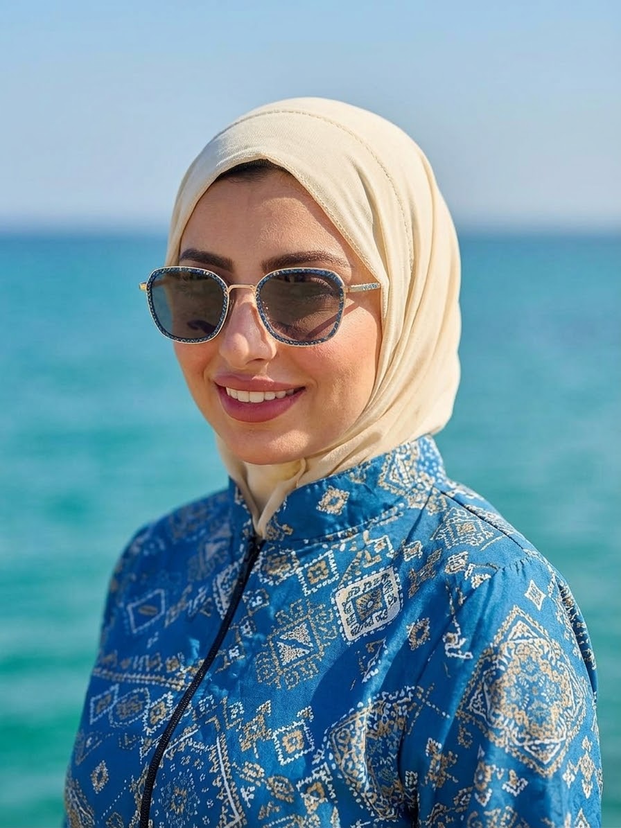 Beach Two-Piece Waterproof Burkini