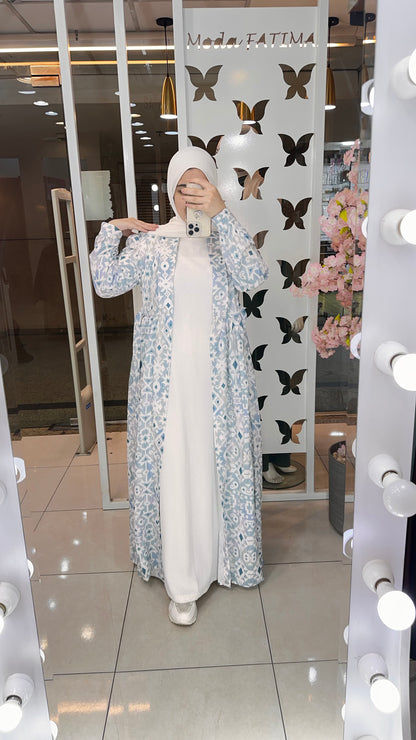 Cardigan Crepe korecha Printed