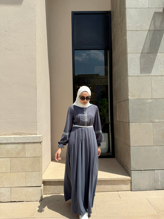 Reina Medina Ipek Guipure Dress