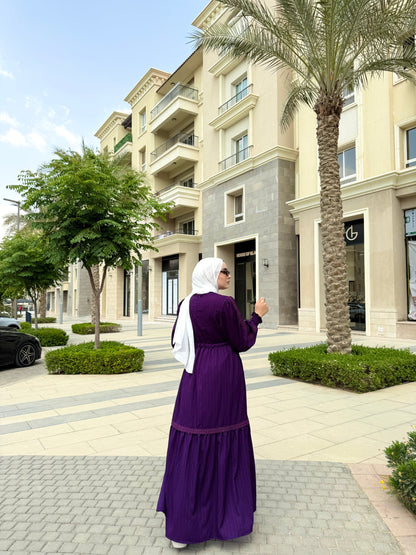 Glorea Orkide Dress -Dark Purple