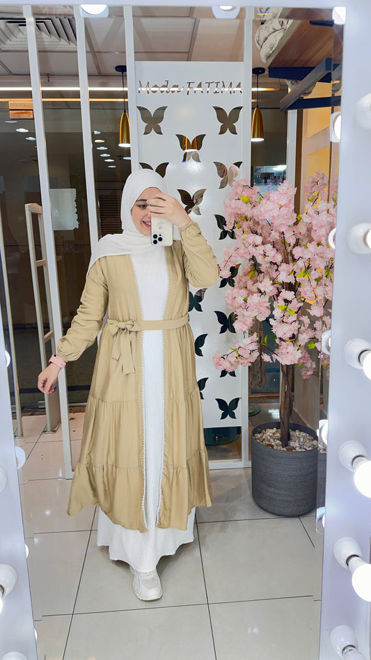 Celora Cardigan Linen With Belt