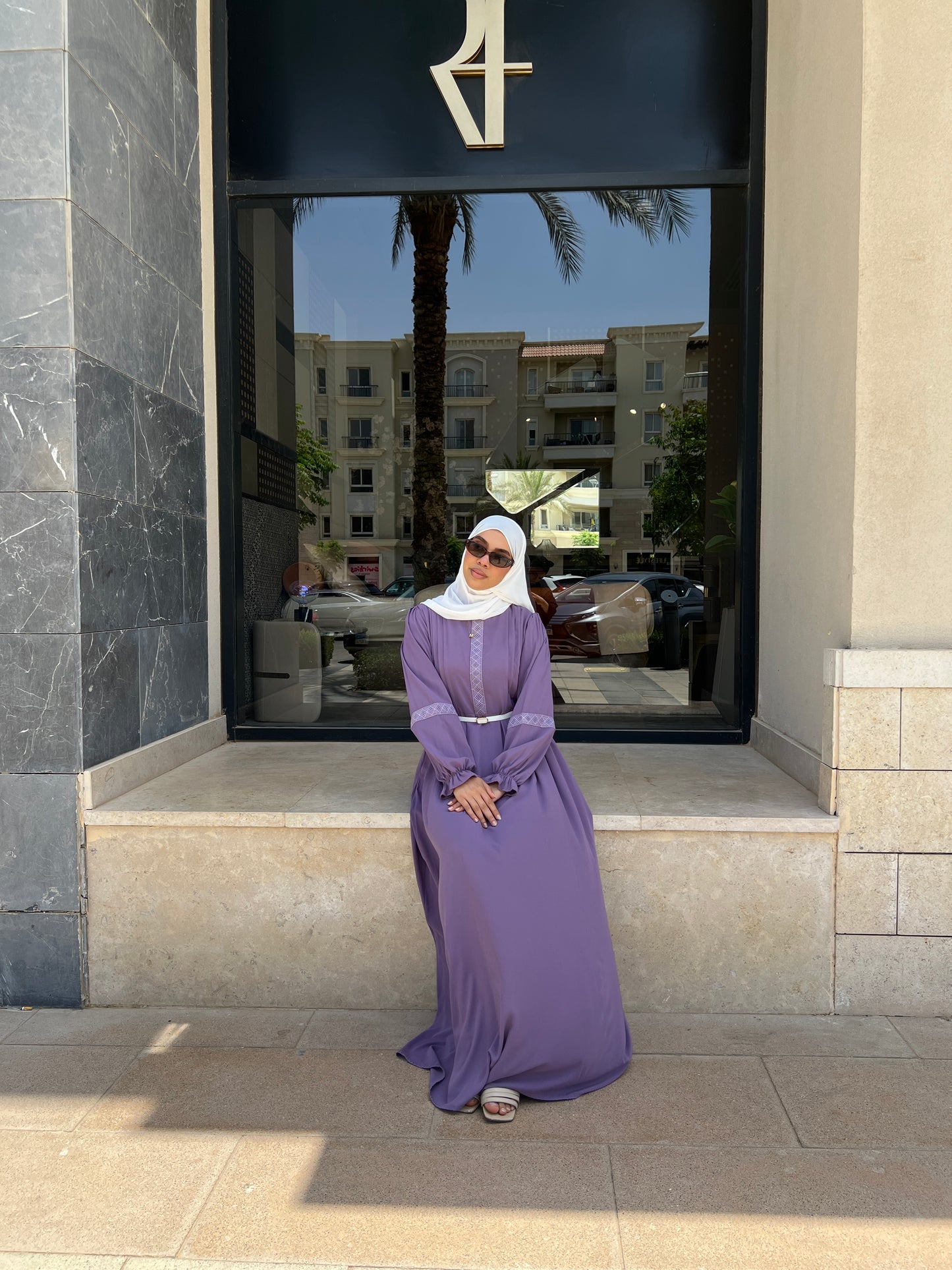 Reina Medina Ipek Guipure Dress