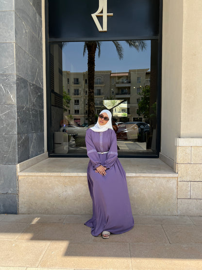 Reina Medina Ipek Guipure Dress