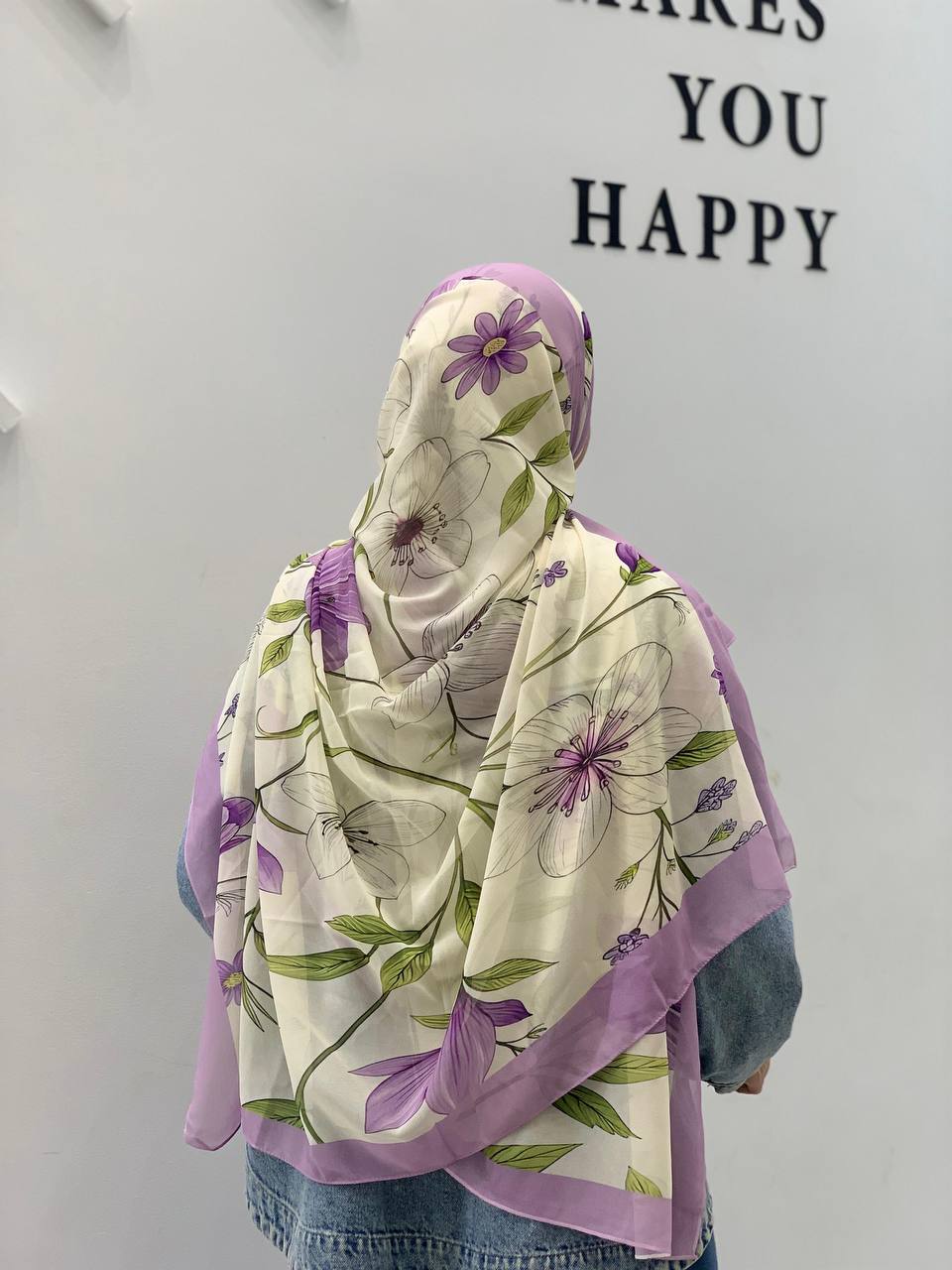 Scarves Crepe Chiffon 200002