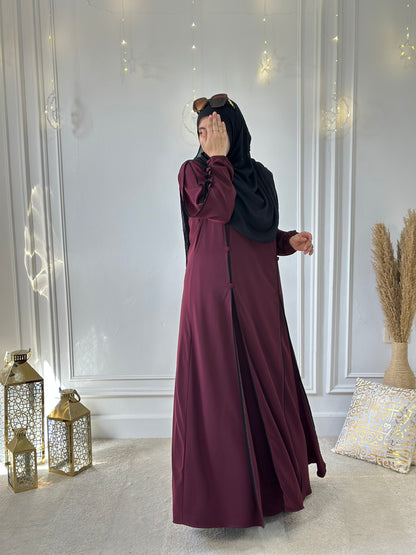 Nour dress - dark red