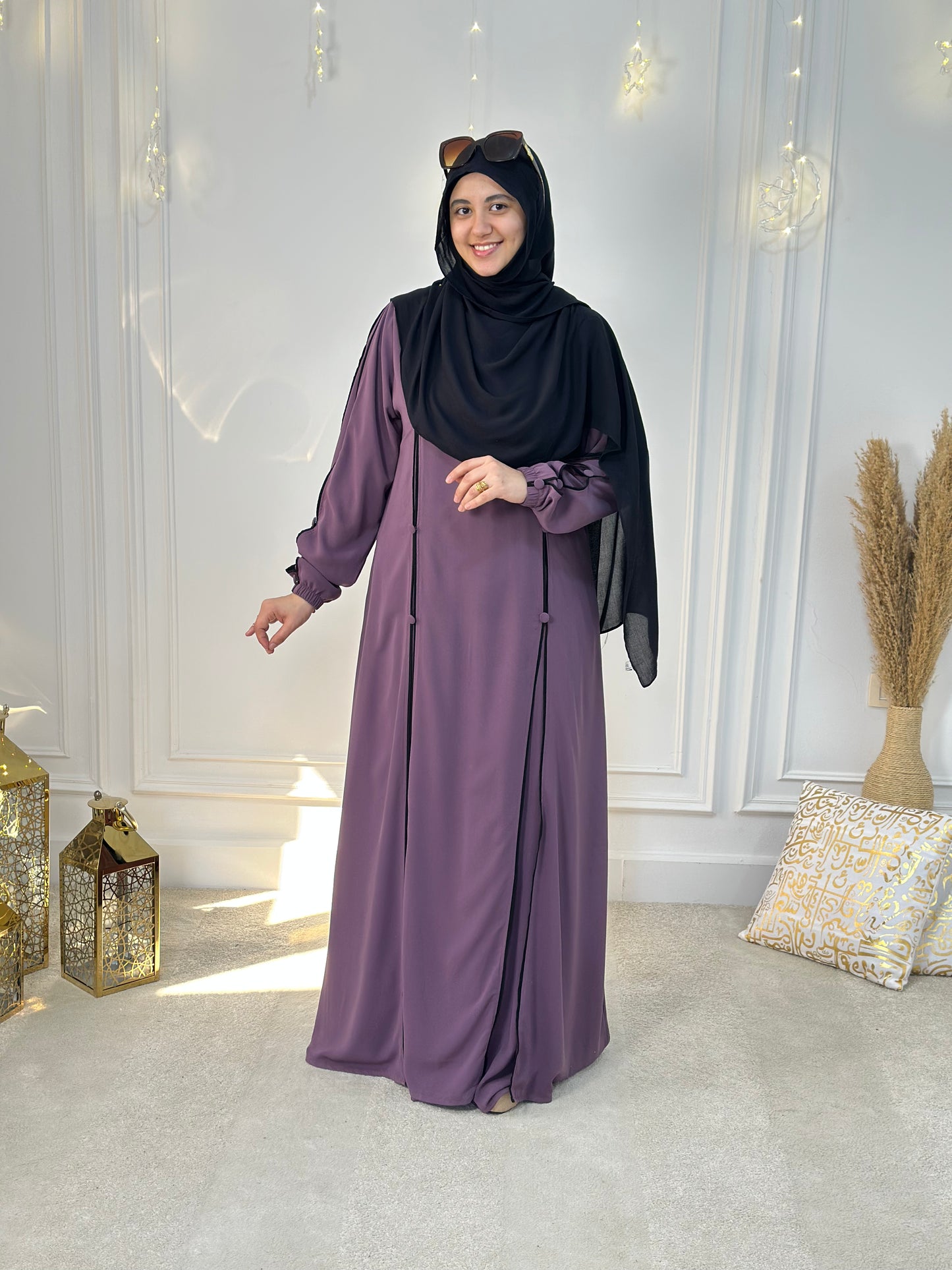 Nour dress -Purple