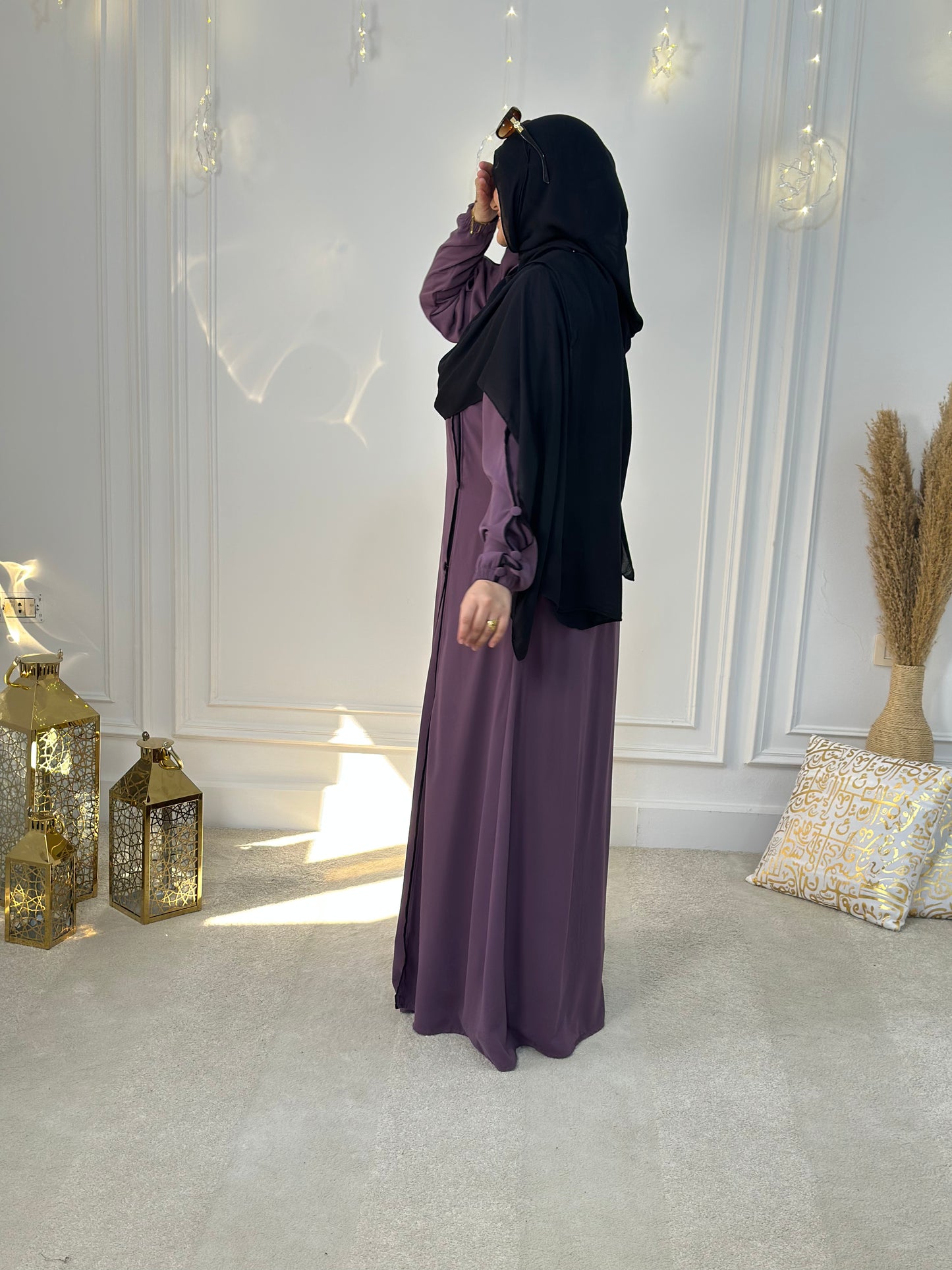 Nour dress -Purple