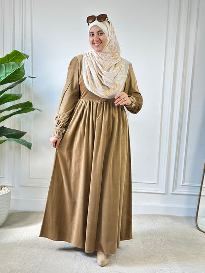 Floral Velvet Dress - Havan