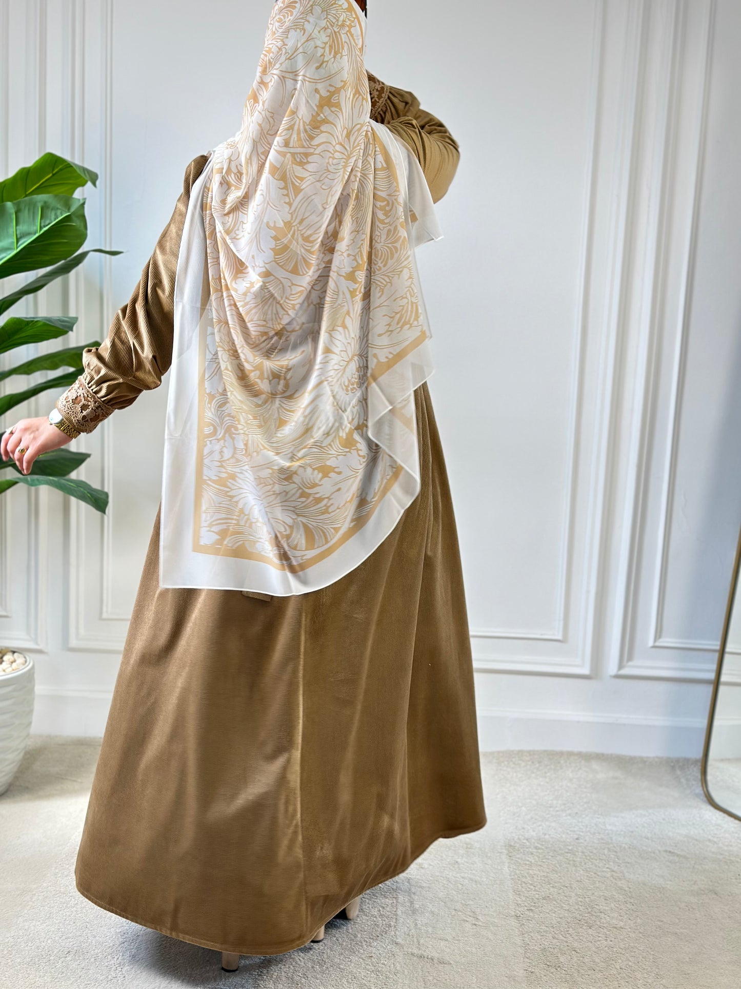 Floral Velvet Dress - Havan