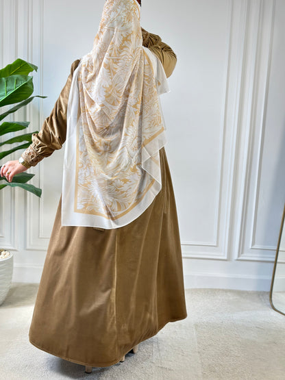 Floral Velvet Dress - Havan