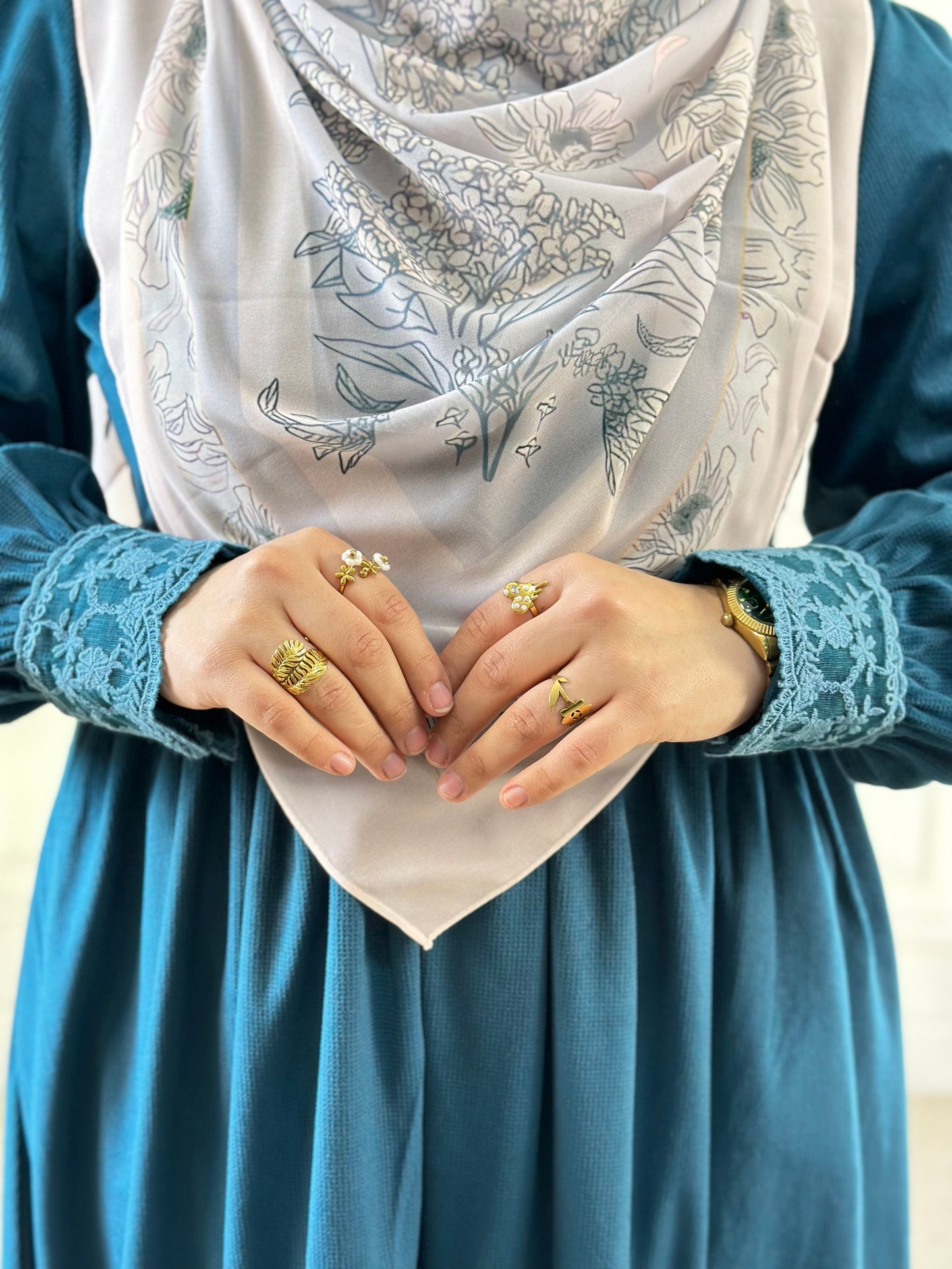 Floral Velvet Dress - Genzary