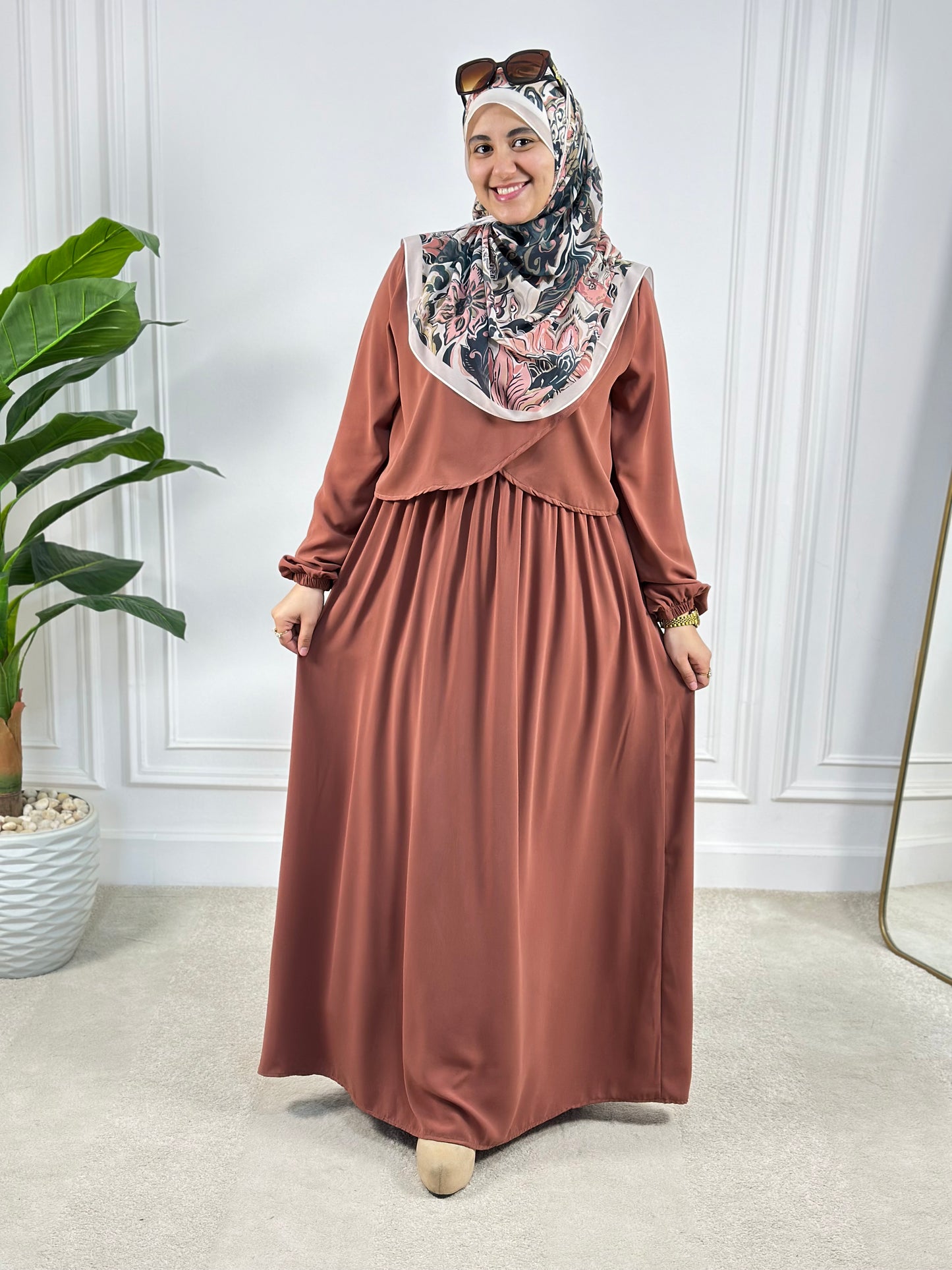 Ayan dress - Dark Orange