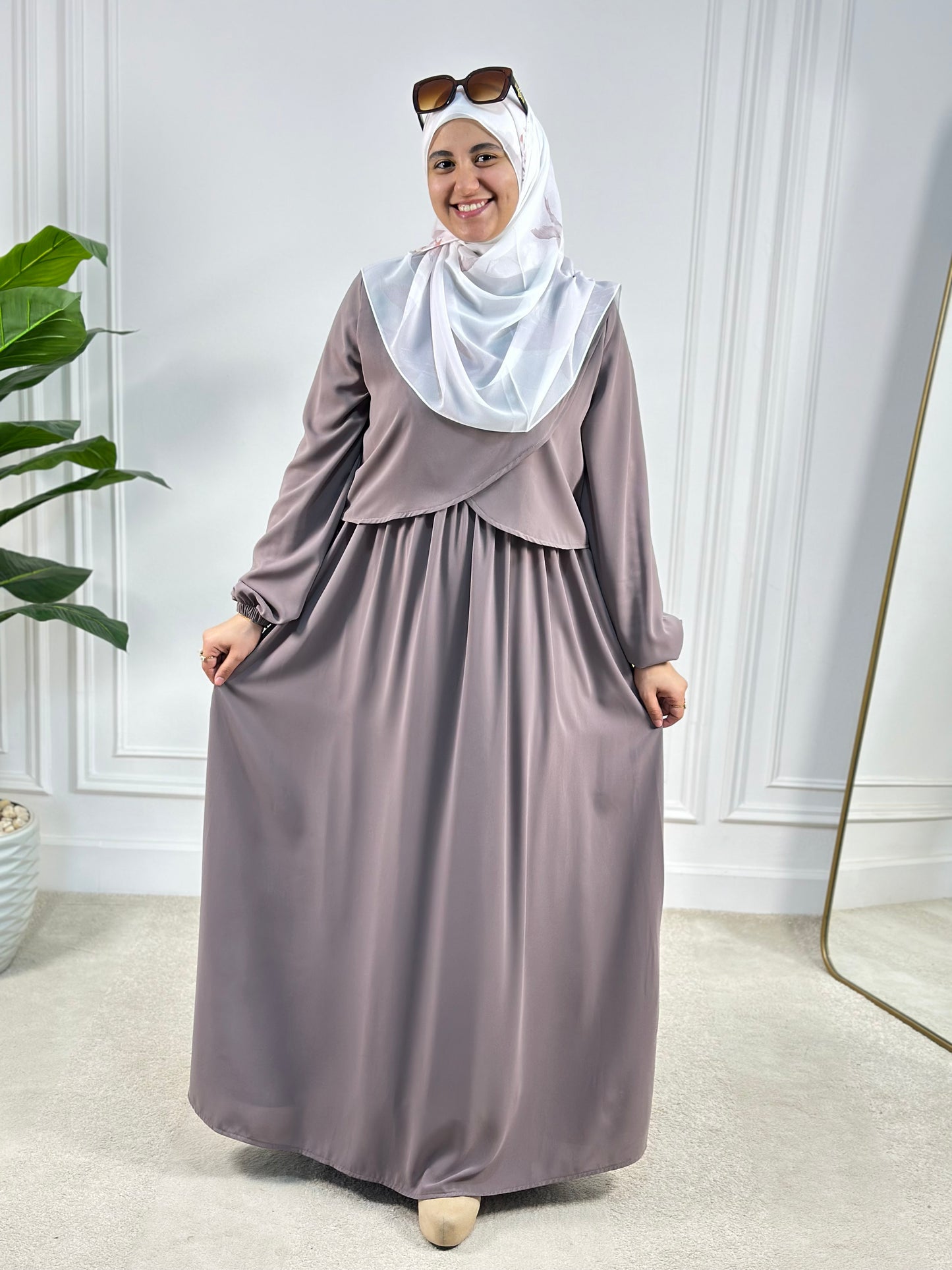 Ayan dress - Light Brown