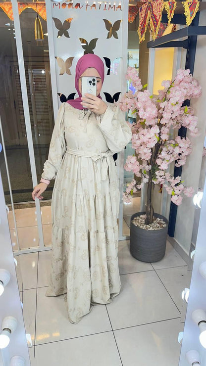 Jacqurad Embroidered Dress