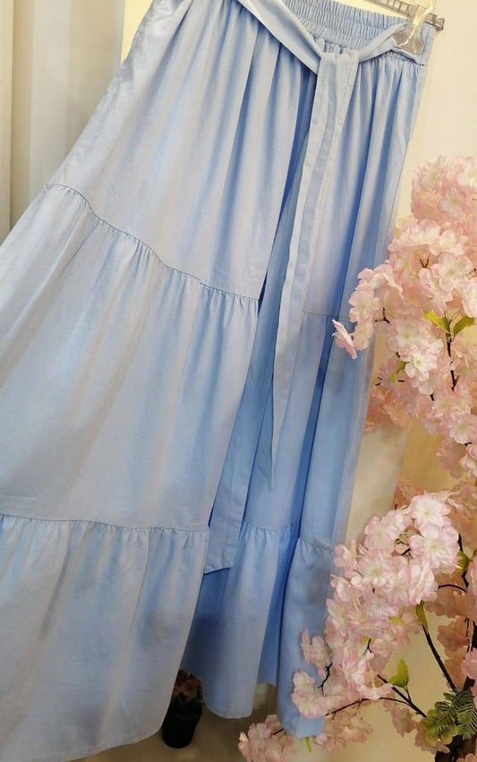 Skirt Linen Light Blue 25333