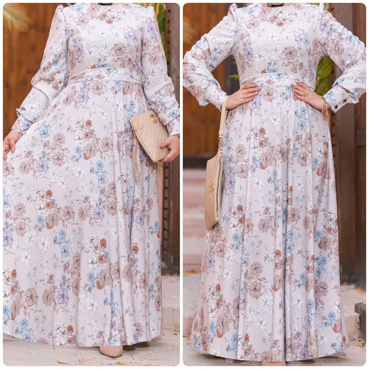 Malvena Printed Crepe Dress