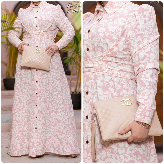 Nayla Jacqurad Crepe Dress