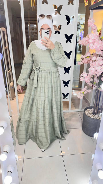 Sancy Dress_ Mint Lined Cotton Lycra