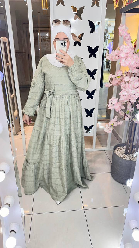 Sancy Dress_ Mint Lined Cotton Lycra