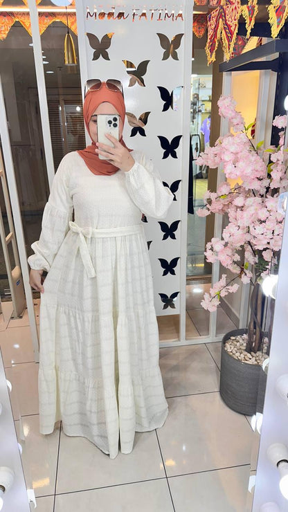 Sancy Dress Lined Cotton Lycra