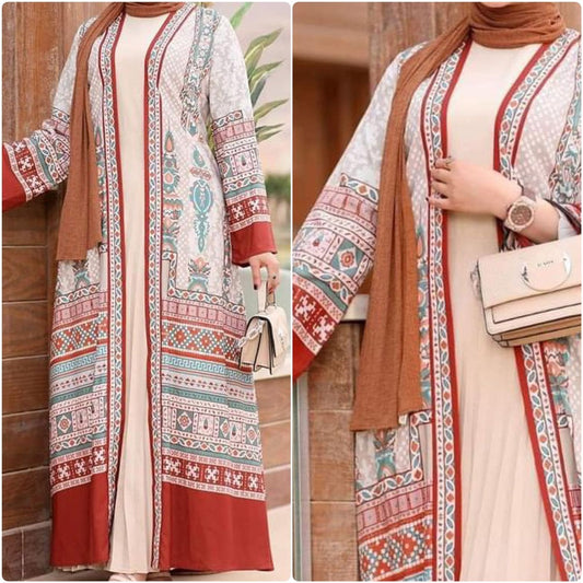 Cardigan Soft Cotton Orange 25298