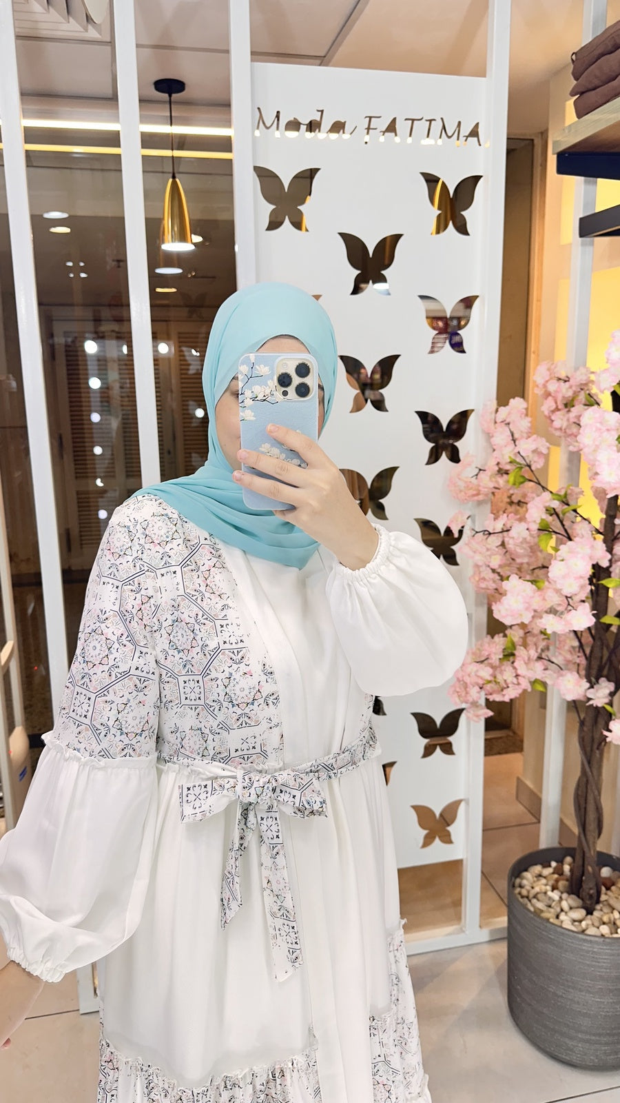 Cardigan Soft Printed Cashmere 25393