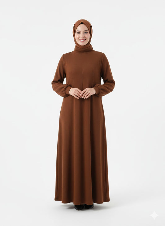 Basic Wool Top with Neckline - Havan