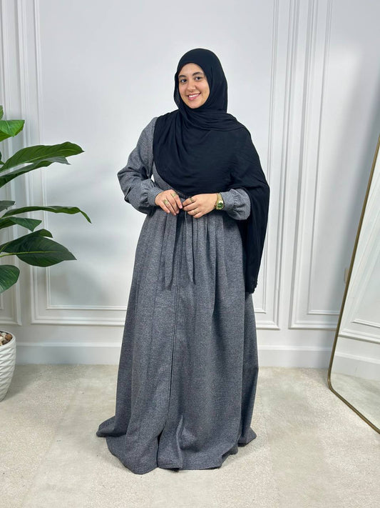 Lazord Wool Maxi Dress - Gray