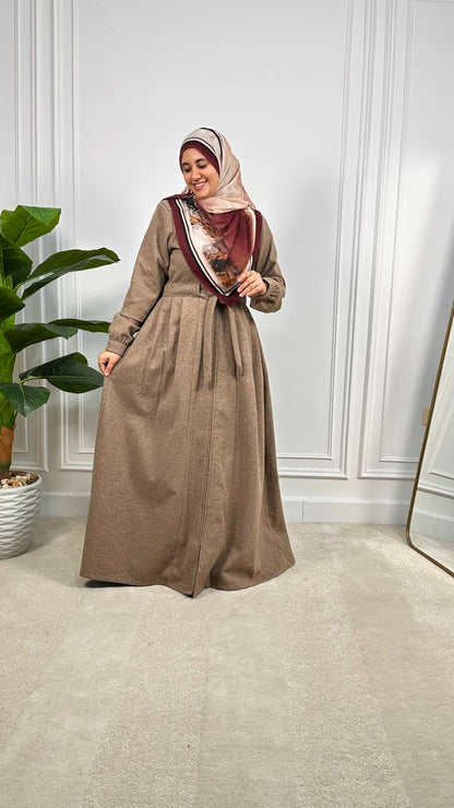 Lazord Wool Maxi Dress Cafe