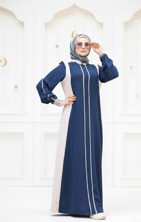 Retal Abaya - Blue