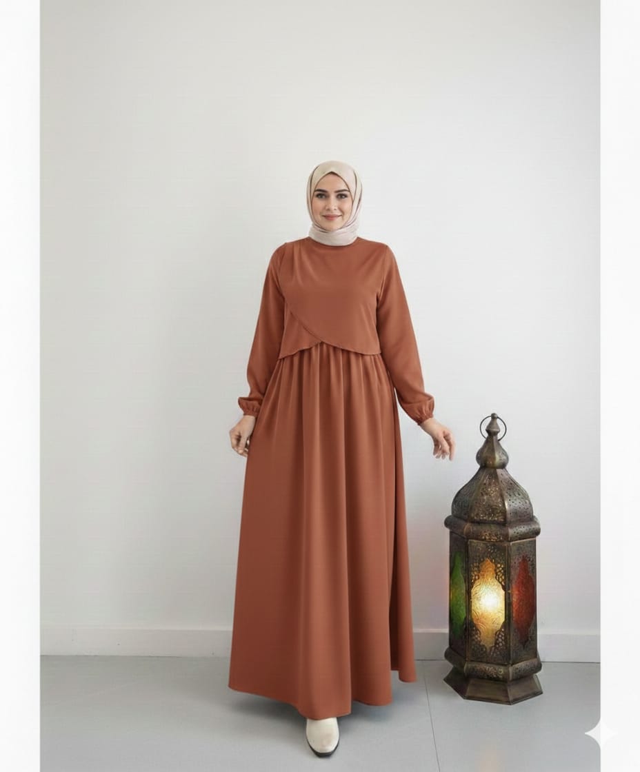 Ayan dress - Dark Orange