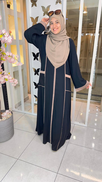 Ayla  Abaya - Black