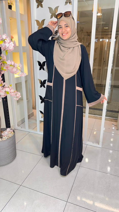 Ayla  Abaya - Black