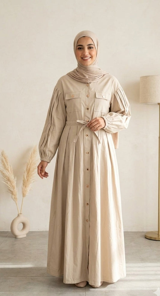 Meral dress-Begie