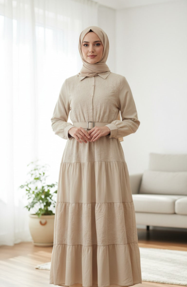 Jood dress -Begie