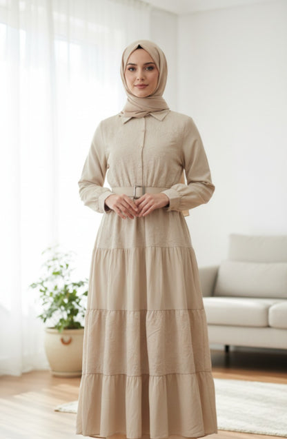 Jood dress -Begie