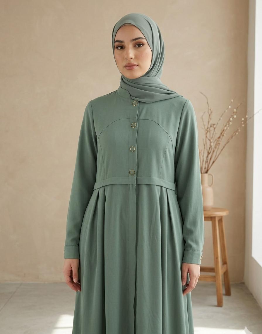 Malika Dress - Mint