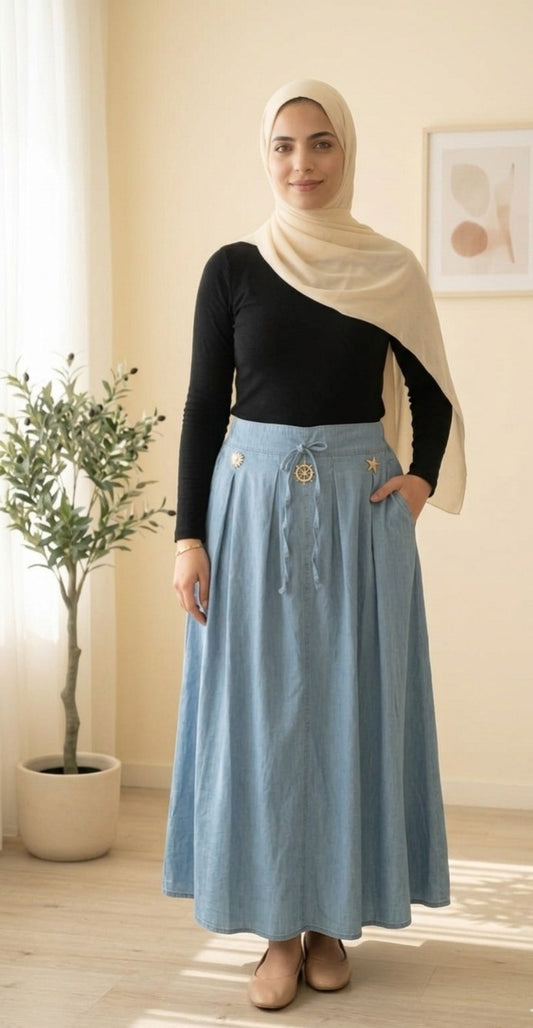Aysel Denim Skirt