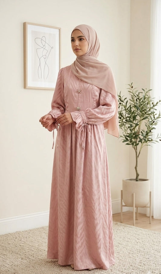 Moug Jacquard Dress-Cashmere