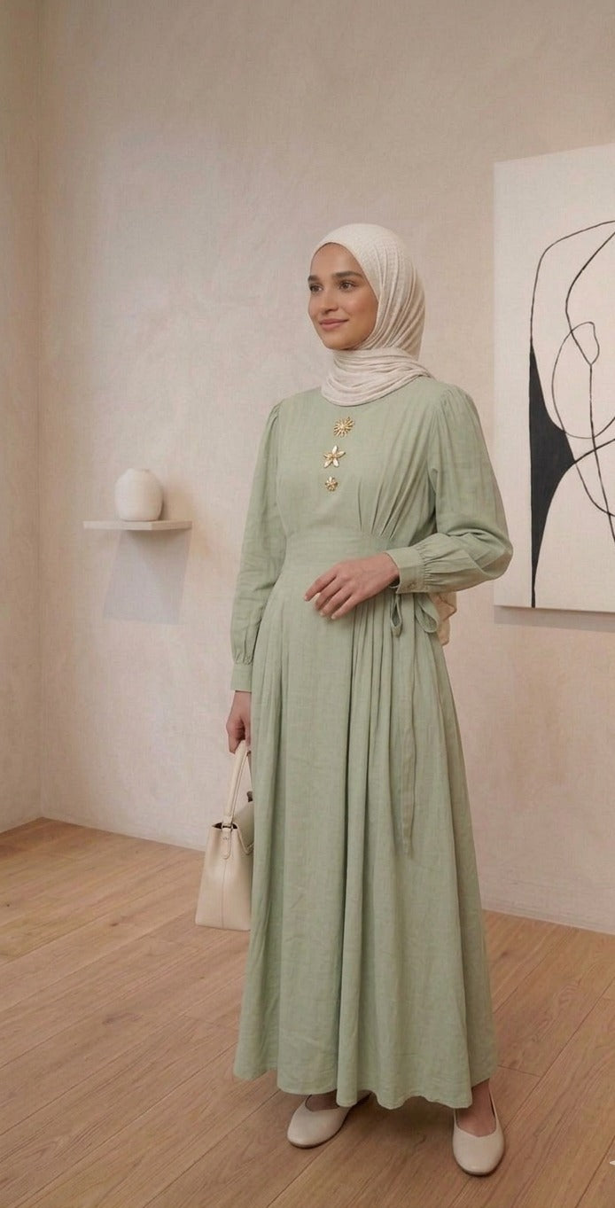 Ryana Dress-Mint