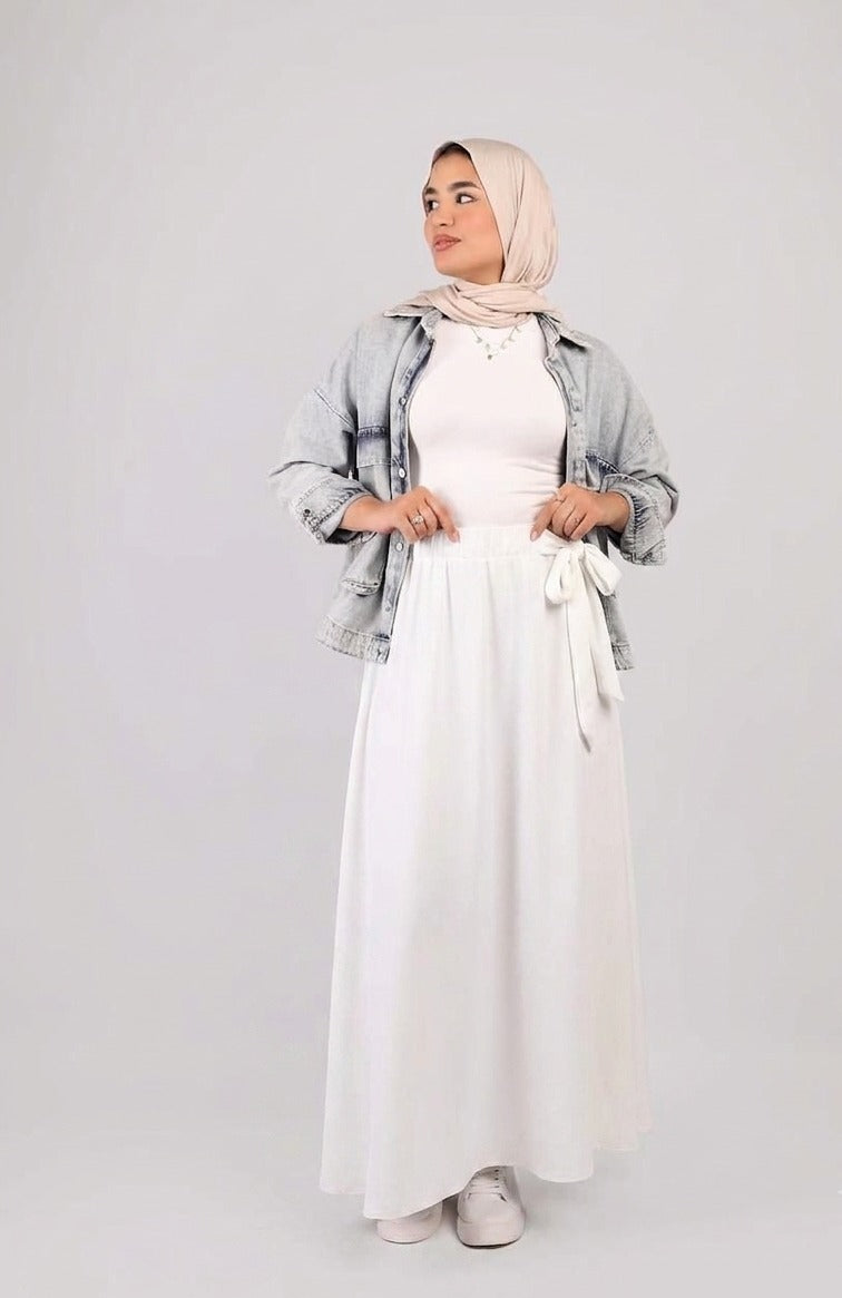 Scuba Skirt with Belt