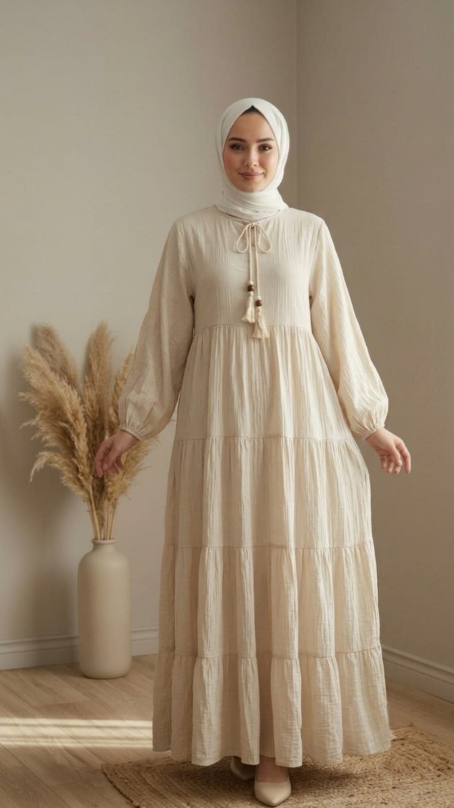 Hanin dress -Beige